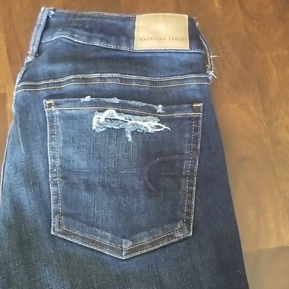 American eagle jeans extra short length or cropped